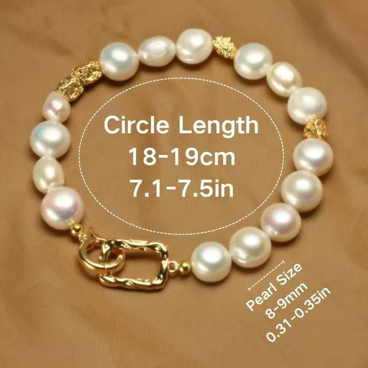 Sophisticated Baroque Pearl Bracelet