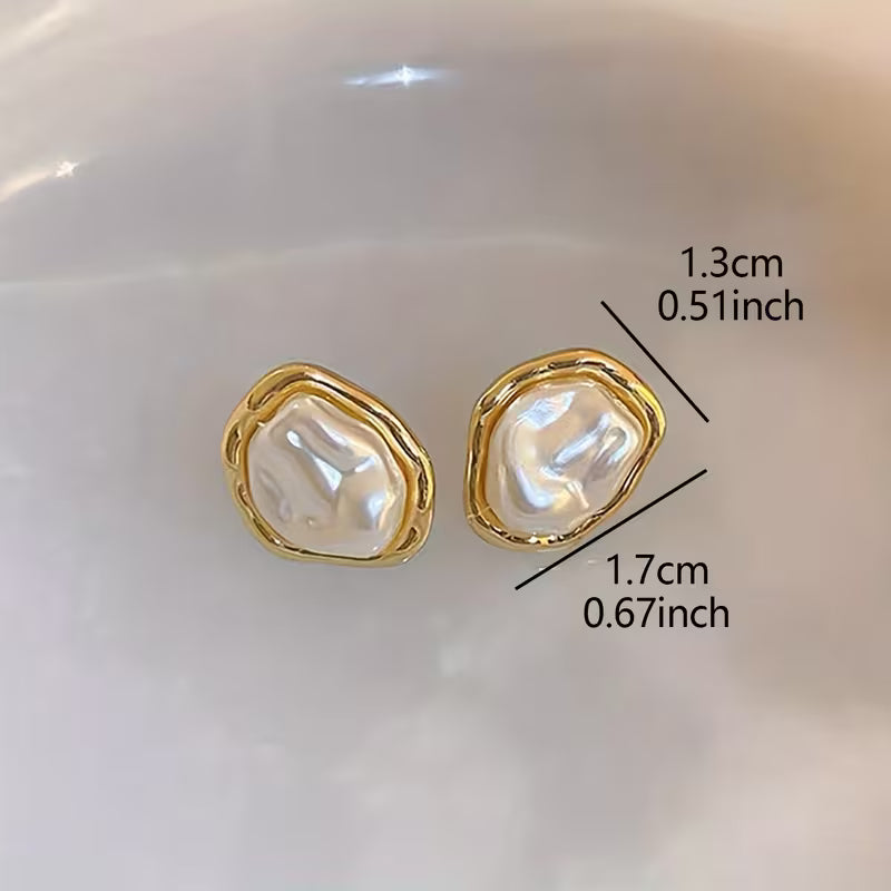 Elegant Pearl Drop Earrings