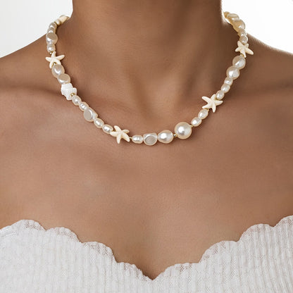 Elegant Coastal Pearl Necklace