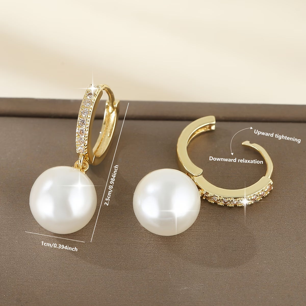 Elegant Pearl Drop Earrings