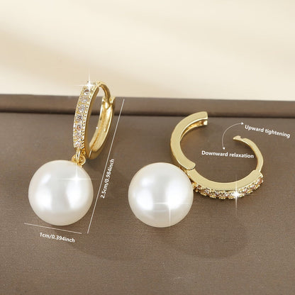Elegant Pearl Drop Earrings