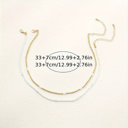 Elegant Layered Gold & Pearl Necklace