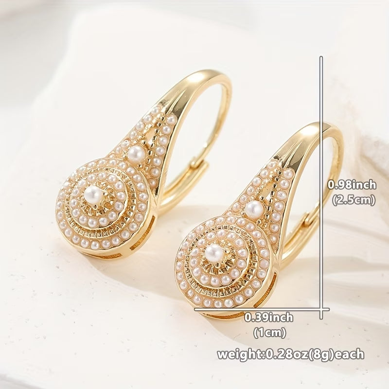 Elegant Pearl Drop Earrings