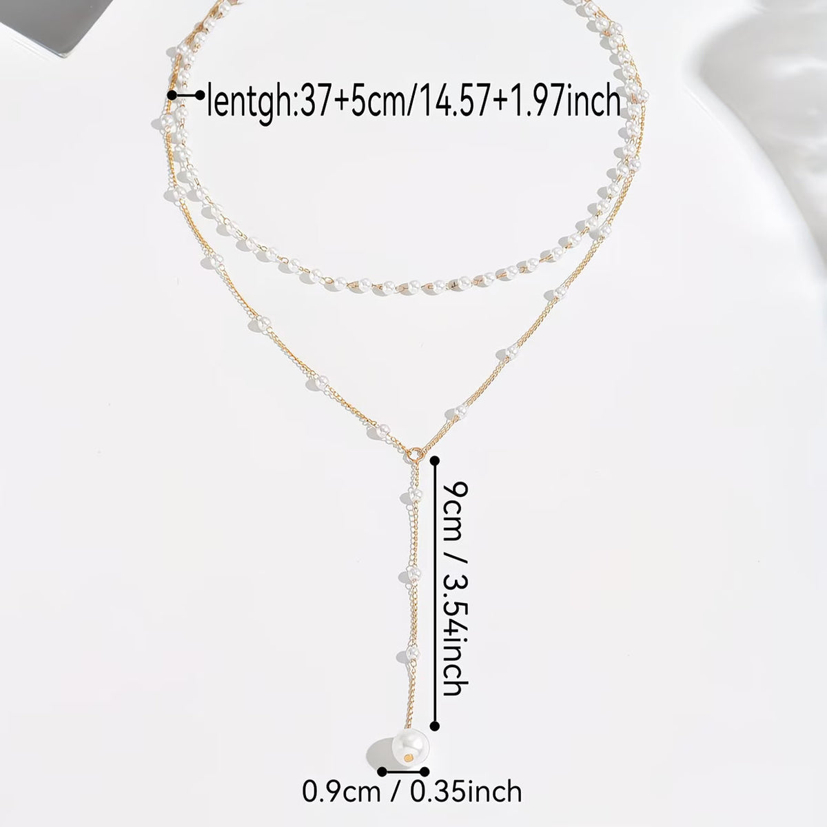 Elegant Graduated Pearl Necklace