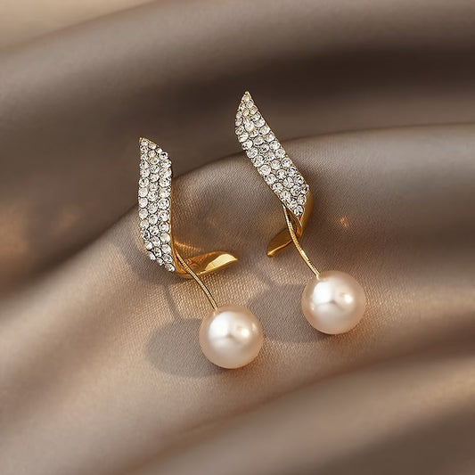 Elegant Pearl Drop Earrings