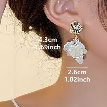 Elegant Pearl Drop Earrings