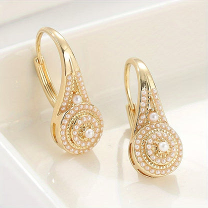 Elegant Pearl Drop Earrings