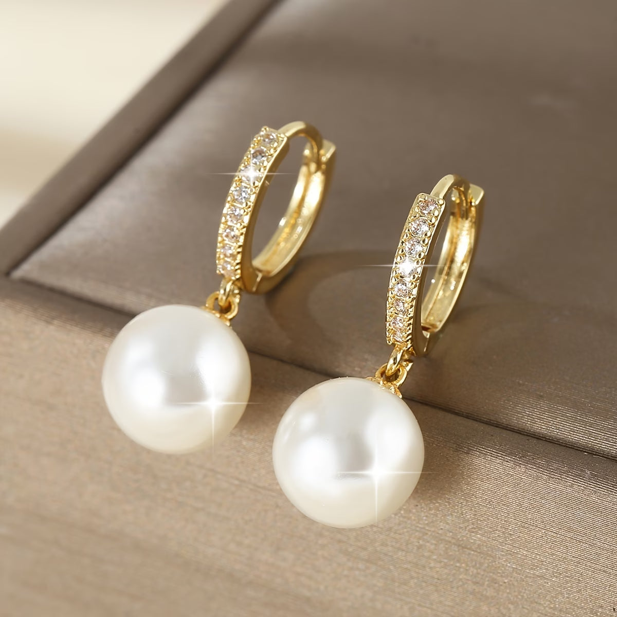 Elegant Pearl Drop Earrings