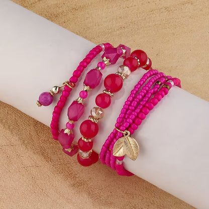 Elegant Pearl Layered Bracelet Set