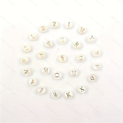 Elegant Initial Pearl Bracelet