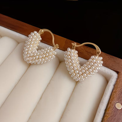 Elegant Pearl Drop Earrings