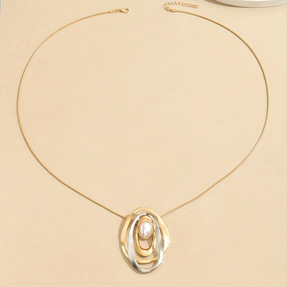 Elegant Pearl Cradle Necklace