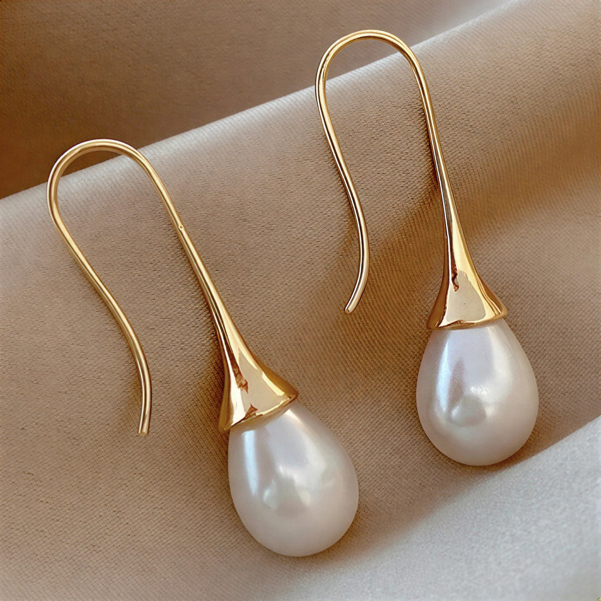 Elegant Pearl Drop Earrings