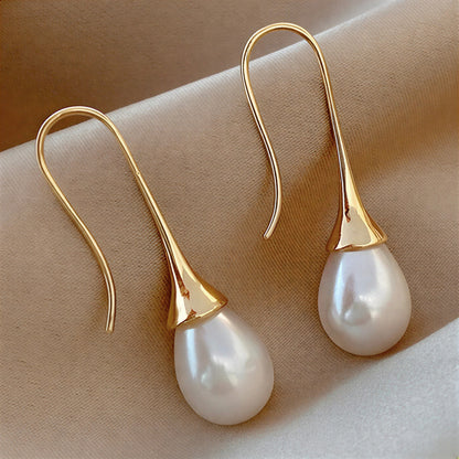 Elegant Pearl Drop Earrings