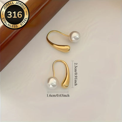 Elegant Pearl Drop Earrings