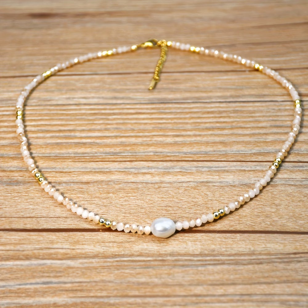 Elegant Pearl Necklace with Extender