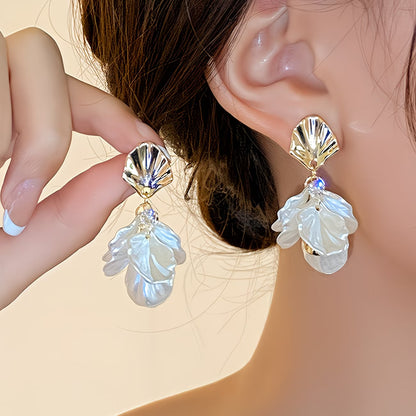 Elegant Pearl Drop Earrings