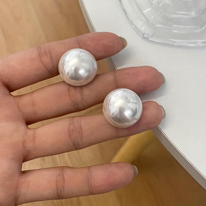 Elegant Pearl Stud Earrings