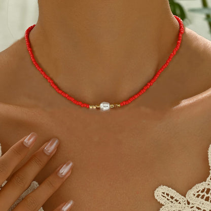 Elegant Pearl Necklace with Extender