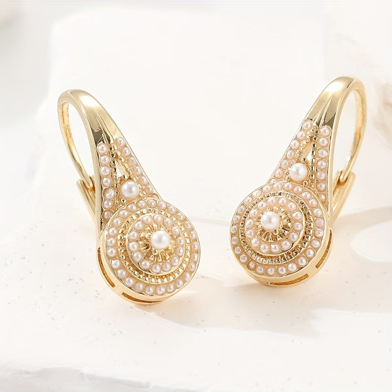 Elegant Pearl Drop Earrings