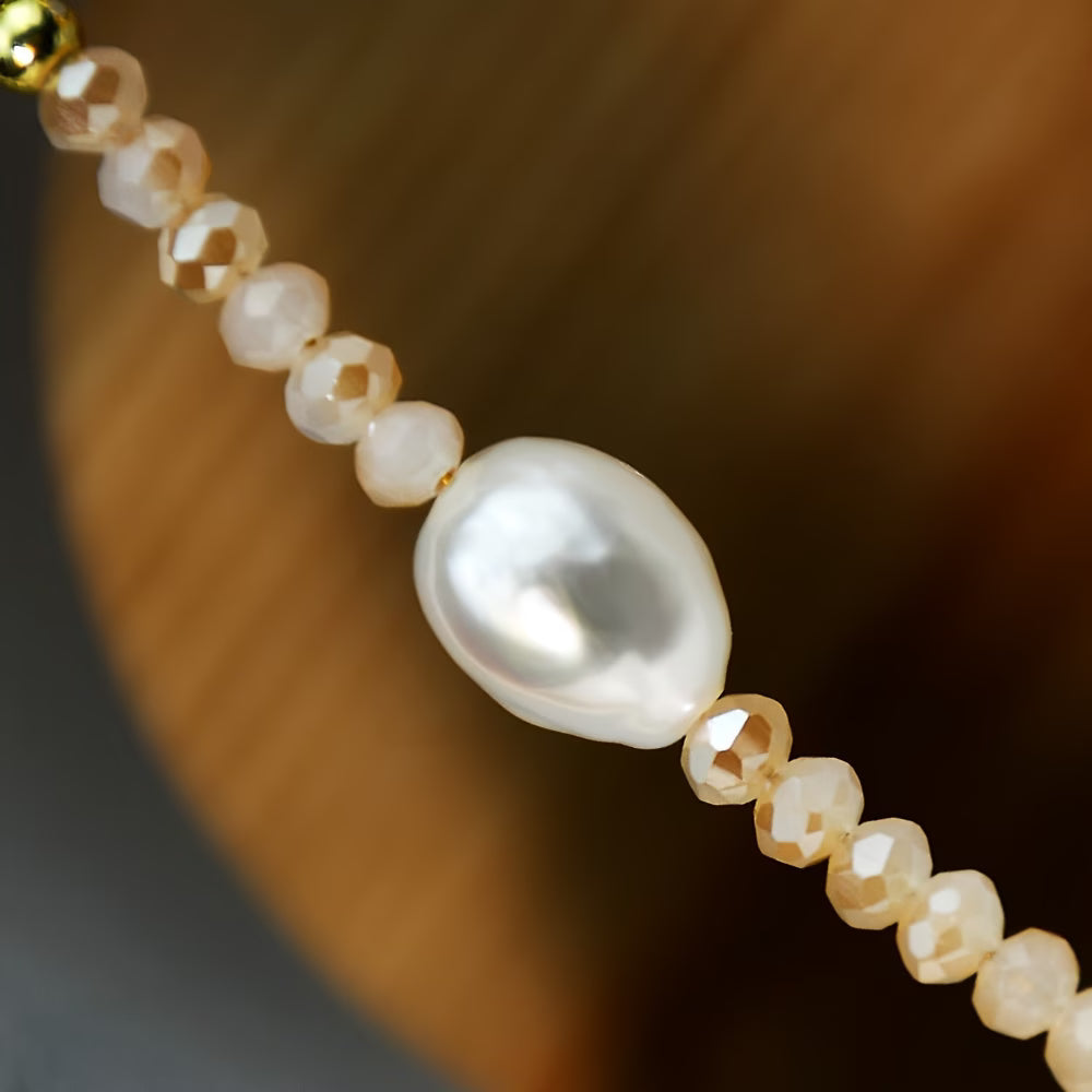 Elegant Pearl Necklace with Extender