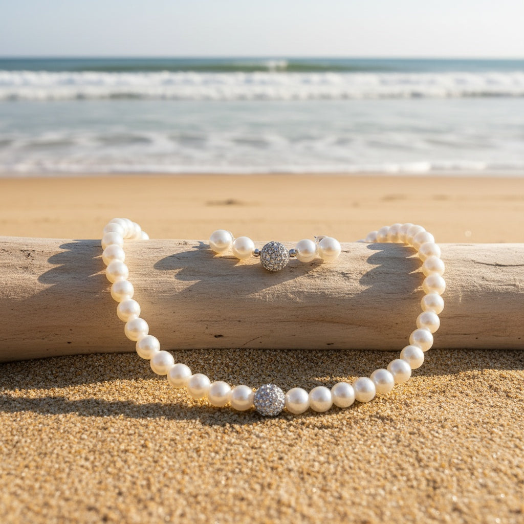 Elegant Faux Pearl Jewelry Set