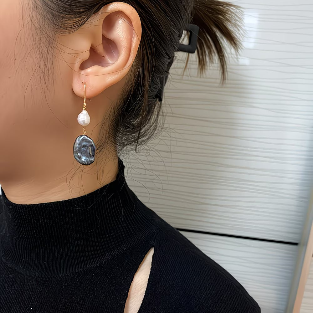 Elegant Pearl Drop Earrings