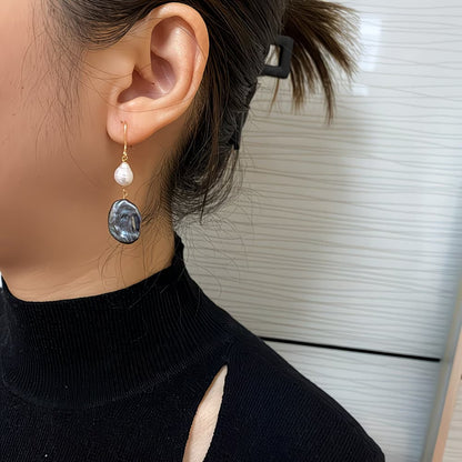 Elegant Pearl Drop Earrings