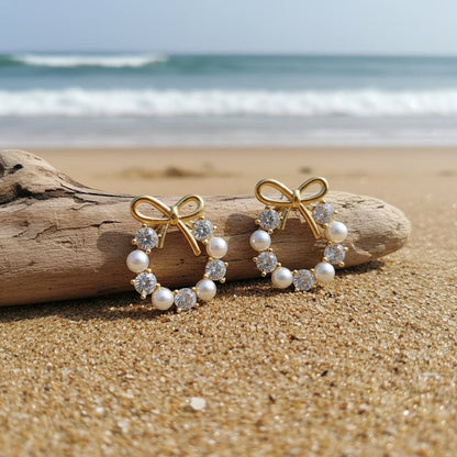 Elegant Pearl Drop Earrings