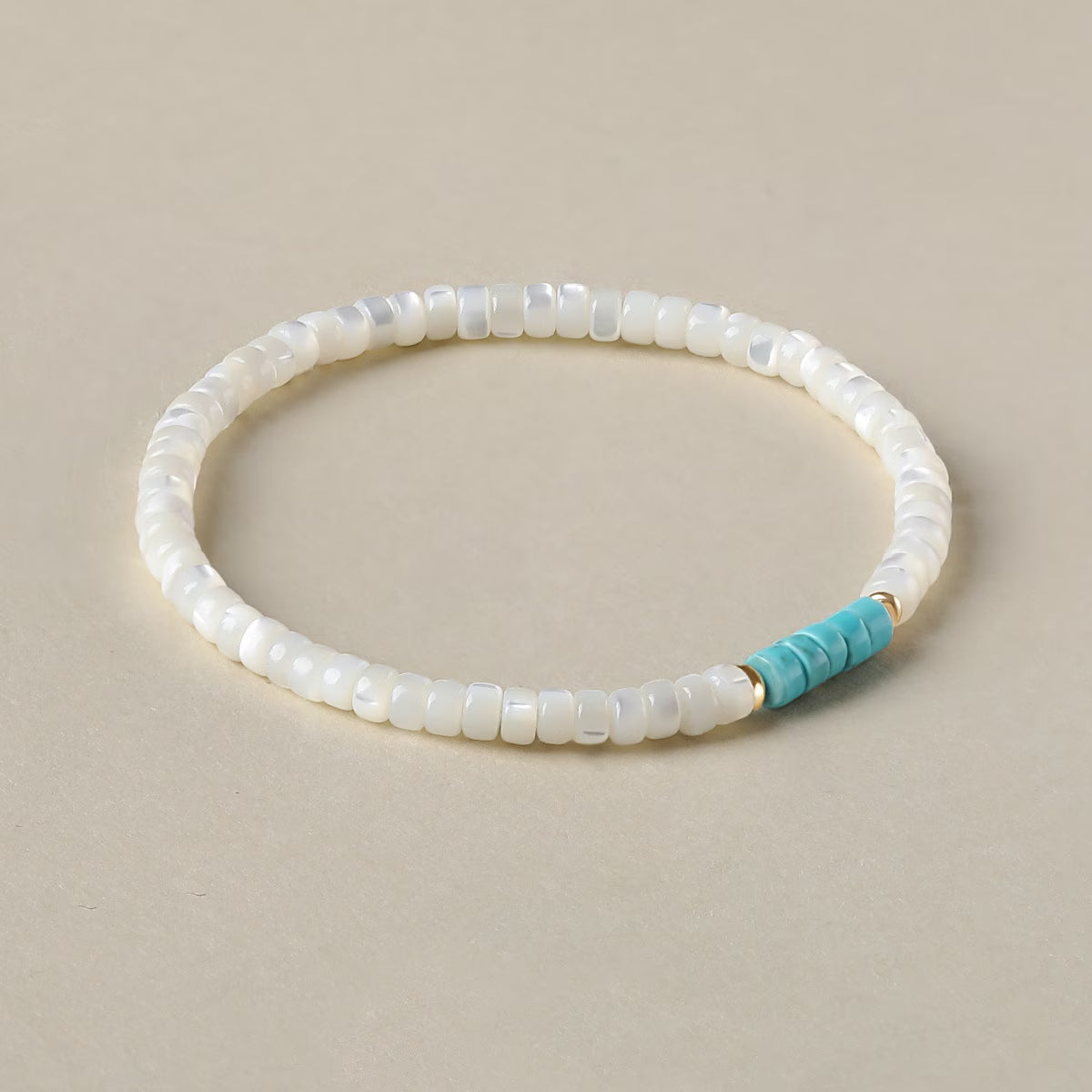 Elegant Turquoise Pearl Bracelet