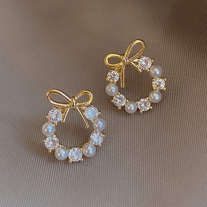 Elegant Pearl Drop Earrings