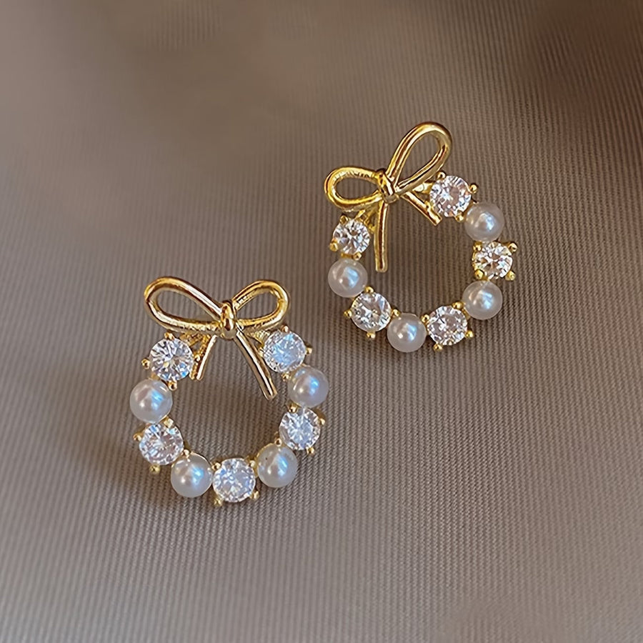 Elegant Pearl Drop Earrings