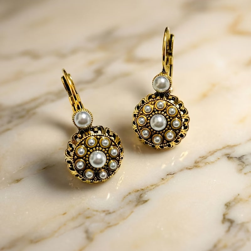 Elegant Pearl Drop Earrings