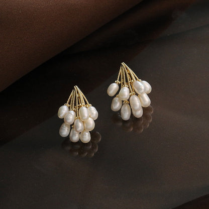 Elegant Pearl Drop Earrings