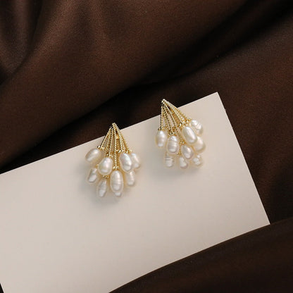 Elegant Pearl Drop Earrings