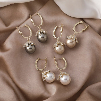 Elegant Pearl Drop Earrings