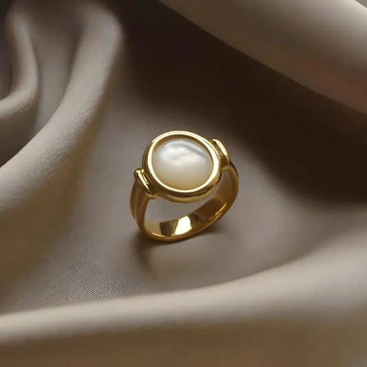 Sophisticated Pearl Statement Ring