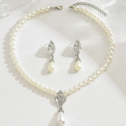 Timeless Pearl Drop Jewelry Set