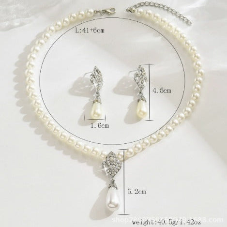 Timeless Pearl Drop Jewelry Set