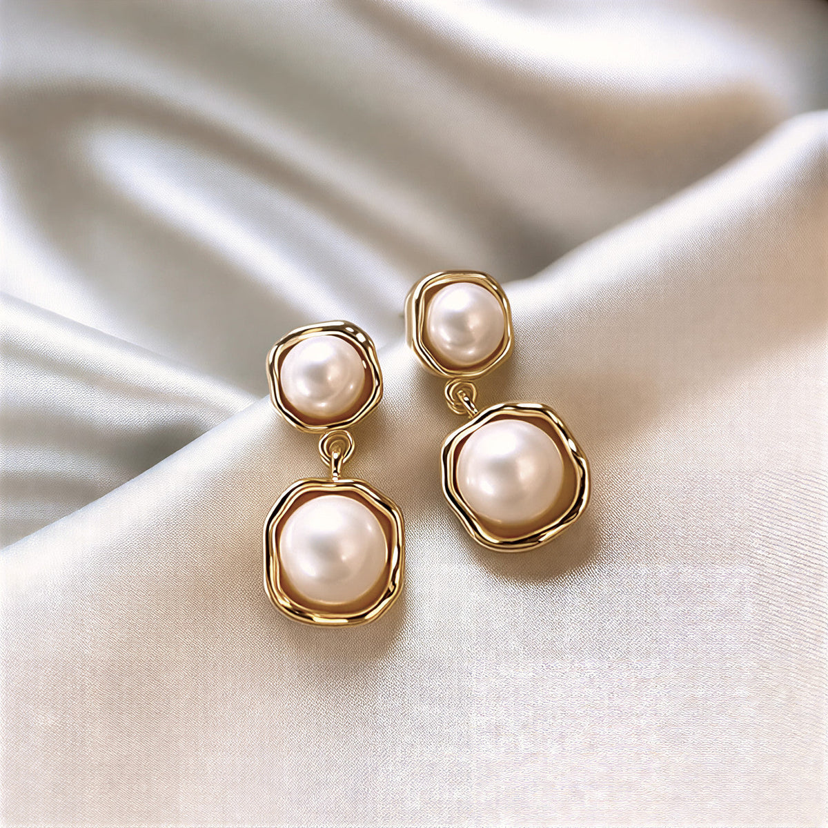 Elegant Pearl Drop Earrings