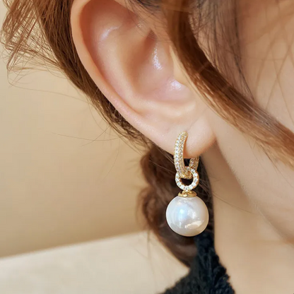 Elegant Pearl Drop Earrings
