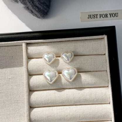 Elegant Pearl Stud Earrings