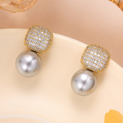 Elegant Pearl Drop Earrings