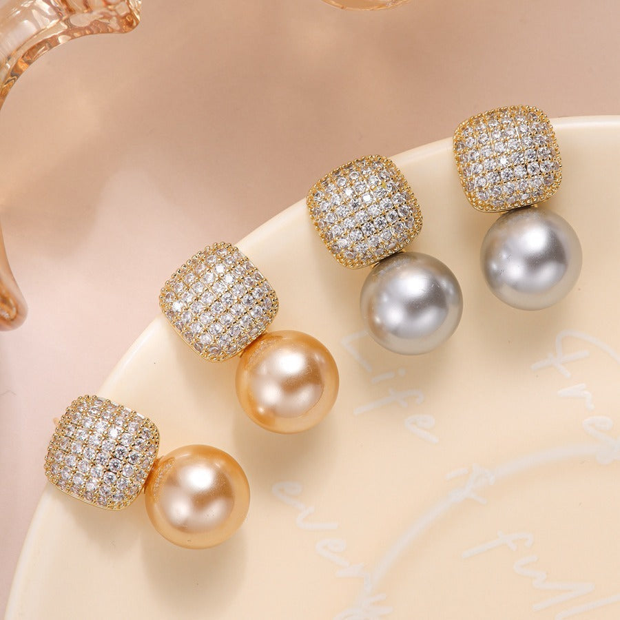 Elegant Pearl Drop Earrings