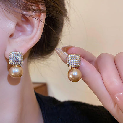 Elegant Pearl Drop Earrings