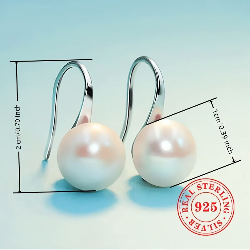 Elegant Pearl Drop Earrings