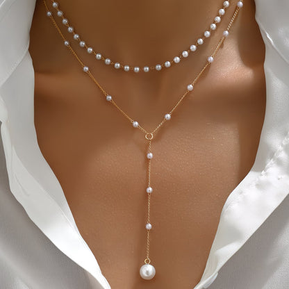 Elegant Graduated Pearl Necklace