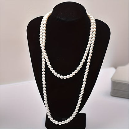 Elegant Double Pearl Necklace
