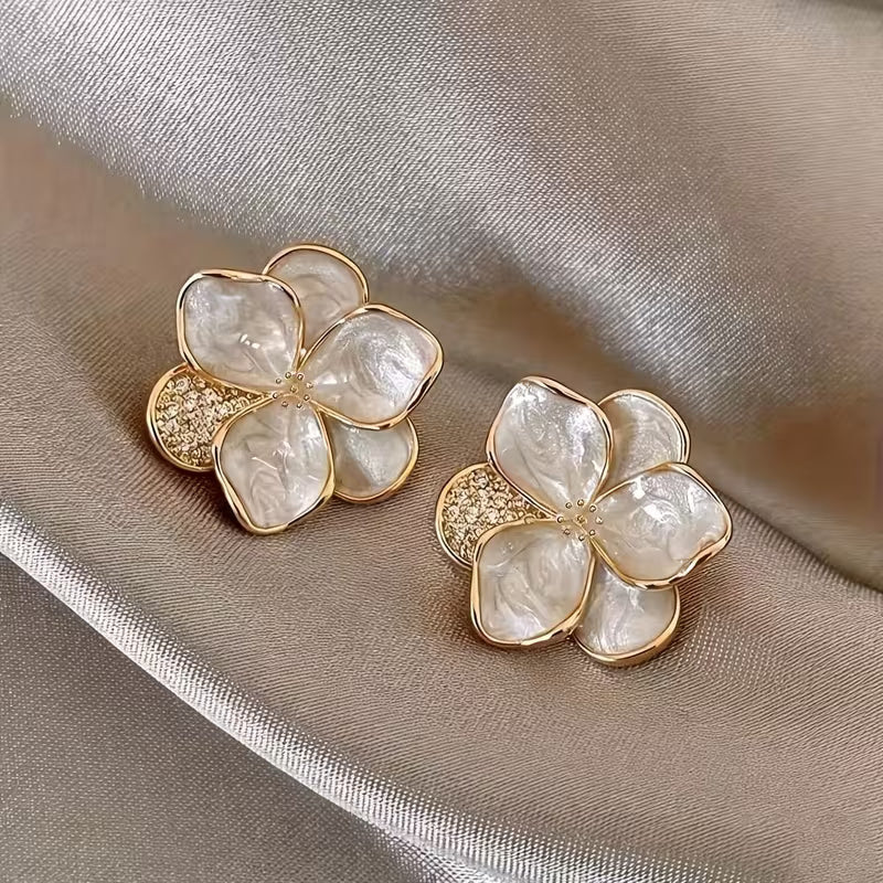 Elegant Pearl Drop Earrings