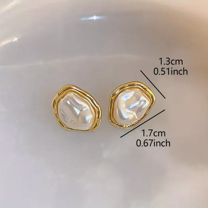 Elegant Pearl Drop Earrings